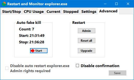 restart explorer advanced